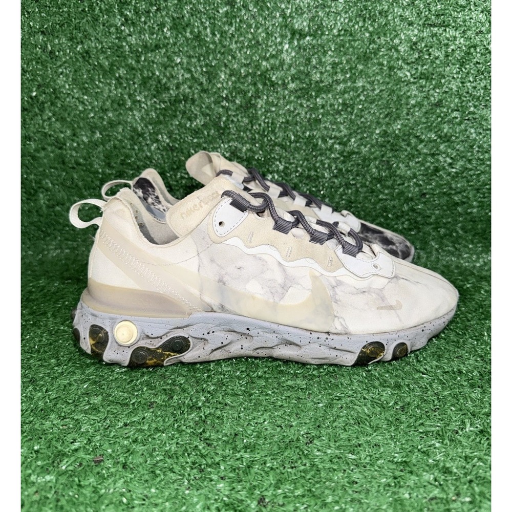 Kendrick Lamar X Nike React Element 55 Grey Running Shoe Mens Size 7 Womens 8.5